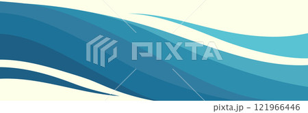 Water Wave Logo abstract design 121966446