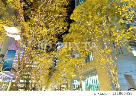 【東京都】丸の内仲通りの夜景（丸の内イルミネーション） 121966459
