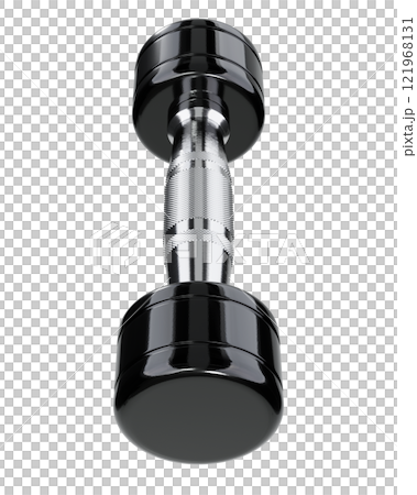 Blank Round Dumbbell, chrome weightlifting gym equipment top view Blank Round Dumbbell, chrome weightlifting gym equipment top view 121968131