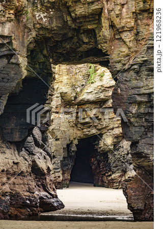 Beach of the Cathedrals, Galicia Spain. Place to visit. 121968236