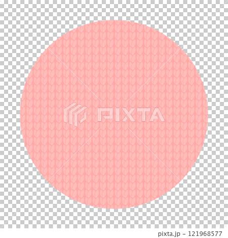 針織針圖案的圓形圖案-粉紅色羊毛和冬季圖像背景材料 121968577