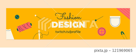 Hand drawn sewing atelier?twitch banner Hand drawn sewing atelier?twitch banner 121969065
