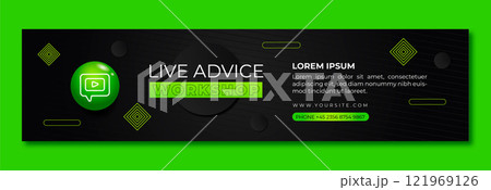 Gradient business workshop twitch banner template 121969126