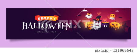 Twitch banner for halloween celebration Twitch banner for halloween celebration 121969648