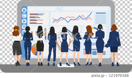 Illustration of business strategy Illustration of business strategy 121970388