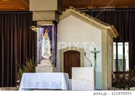 Chapel of Apparitions in Fatima, Portugal Built at the place where the Fatima apparitions were reported 121970955
