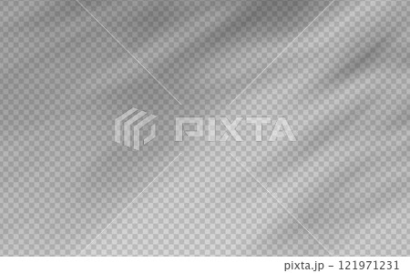 Abstract shadow overlay from foliage on a transparent background. 121971231