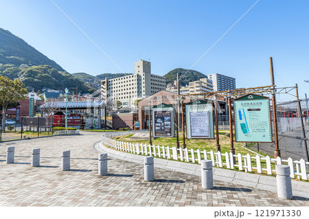 福岡県北九州市門司区 快晴の九州鉄道記念館 福岡県北九州市門司区 快晴の九州鉄道記念館 121971330