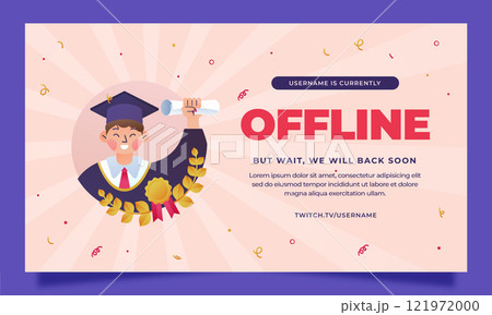 Twitch background for class of 2023 graduation 121972000