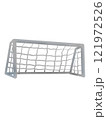 斜めから見たサッカーゴールのイラスト 121972526