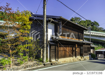 日坂宿の街並み 川坂屋 静岡県掛川市 日坂宿の街並み 川坂屋 静岡県掛川市 121973198
