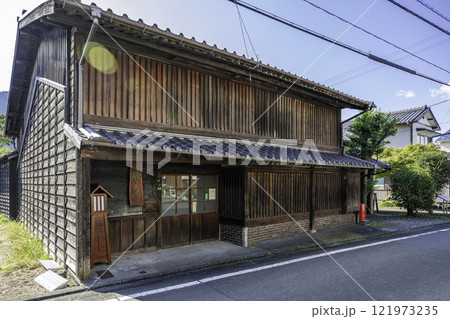 日坂宿の街並み　藤文　静岡県掛川市 121973235