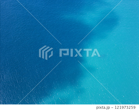 Blue sea water surface Blue sea water surface 121973259