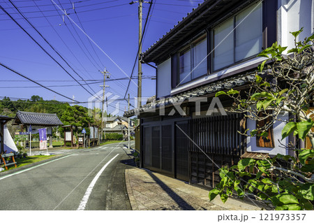 日坂宿の街並み　澤屋　静岡県掛川市 121973357