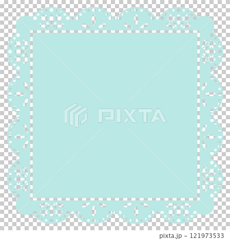Cute lace frame - Green Cute lace frame - Green 121973533