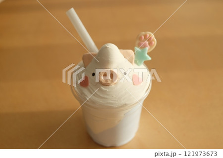 手作りフェイクフラペチーノ スイーツデコ 手作りフェイクフラペチーノ スイーツデコ 121973673