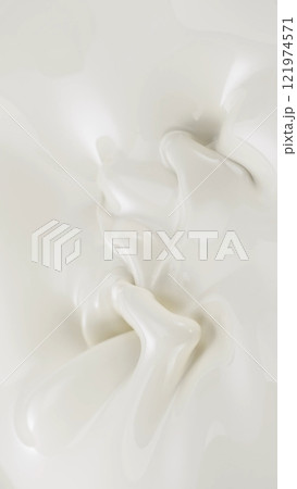 Freeze Motion of Whirling Cream , Close-up 121974571