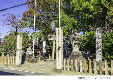 一宮　大神神社　鳥居　愛知県一宮市 121974635