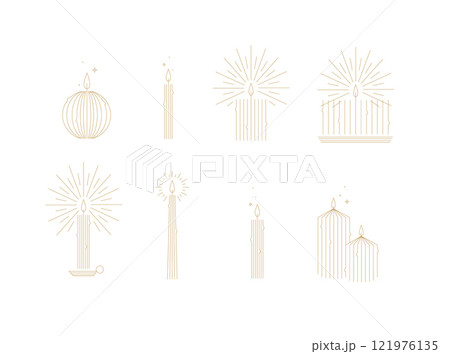 Candle set art deco 121976135