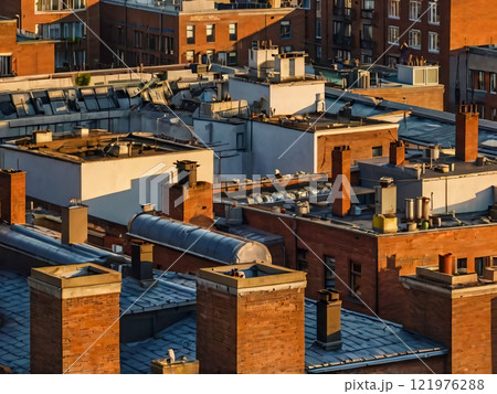 aerial view of the old town 121976288
