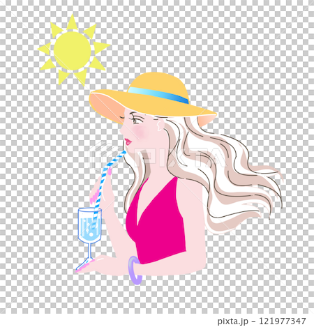 Summer lady Summer lady 121977347