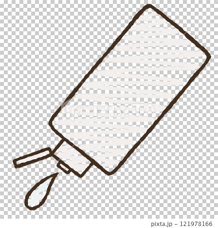 一個簡單的瓶子的插圖 121978166