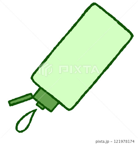 シンプルなボトルのイラスト シンプルなボトルのイラスト 121978174