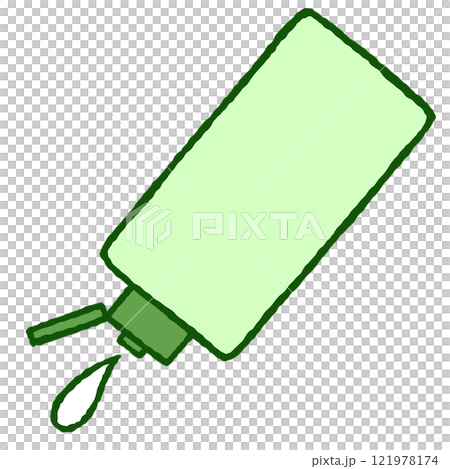 一個簡單的瓶子的插圖 121978174