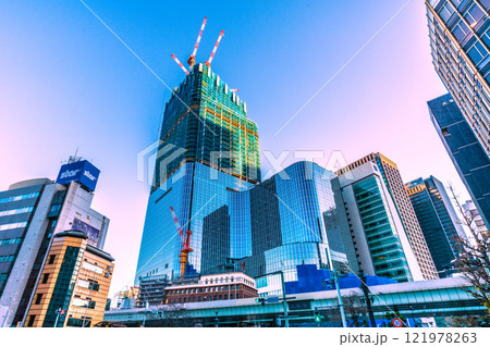 日本の東京都市景観 1月。日本橋一丁目の再開発事業などを望む=令和7年1月11日 日本の東京都市景観 1月。日本橋一丁目の再開発事業などを望む=令和7年1月11日 121978263