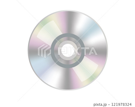 Silver optical disc icon, used to represent CD, DVD and related film, music content, albums 121978324