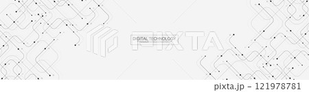 Digital tech motherboard texture design. Software coding. Technology electronic motherboard texture. Engineering and communication concept for header, web banner, website, presentation. 121978781
