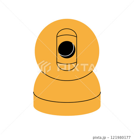 Security video camera. Security surveillance system. Vector illustration 121980177