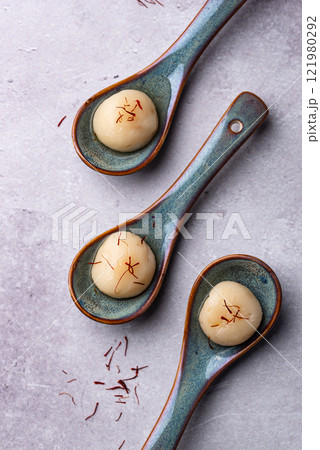 Tang yuan rice dumpling balls for Chinese lunar New year celebration Tang yuan rice dumpling balls for Chinese lunar New year celebration 121980292