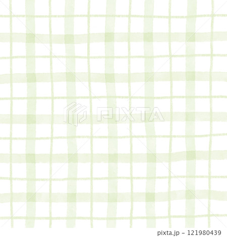 Sage Green Plaid Gingham Hand Drawn Background Pattern Overlay Sage Green Plaid Gingham Hand Drawn Background Pattern Overlay 121980439