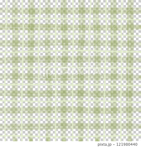 Sage Green Plaid Gingham Hand Drawn Background Pattern Overlay 121980440