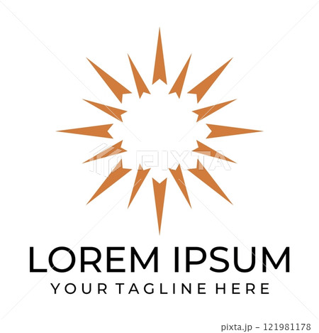 Sun Vector illustration Icon Sun Vector illustration Icon 121981178
