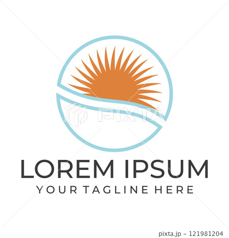 Sun Vector illustration Icon Sun Vector illustration Icon 121981204
