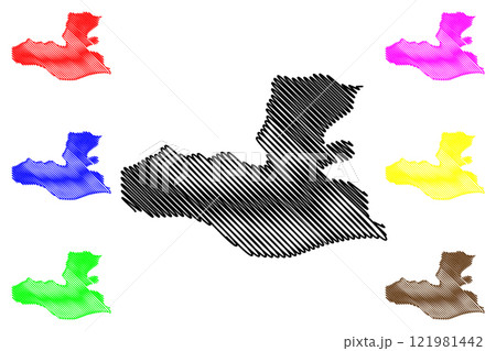 Pakke-Kessang district (Arunachal Pradesh State, Republic of India) map vector illustration, scribble sketch Pakke Kessang map Pakke-Kessang district (Arunachal Pradesh State, Republic of India) map vector illustration, scribble sketch Pakke Kessang map 121981442