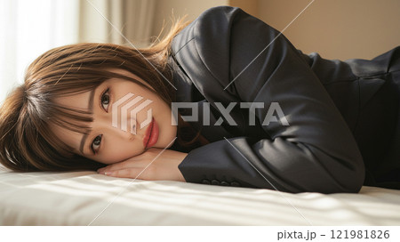 スーツ姿が似合う女性 スーツ姿が似合う女性 121981826