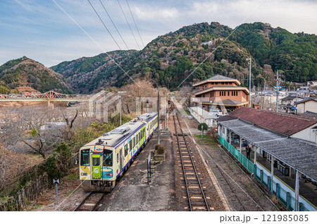 JR西日本関西線笠置駅風景 京都府笠置町 JR西日本関西線笠置駅風景 京都府笠置町 121985085