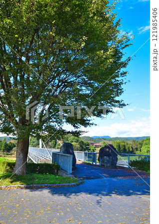ふれあい橋　薄根川　利根郡川場村　　 121985406