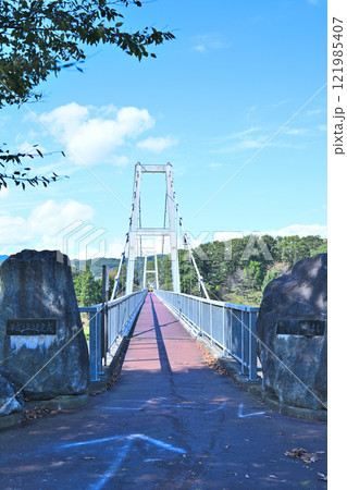 ふれあい橋 薄根川 利根郡川場村 ふれあい橋 薄根川 利根郡川場村 121985407