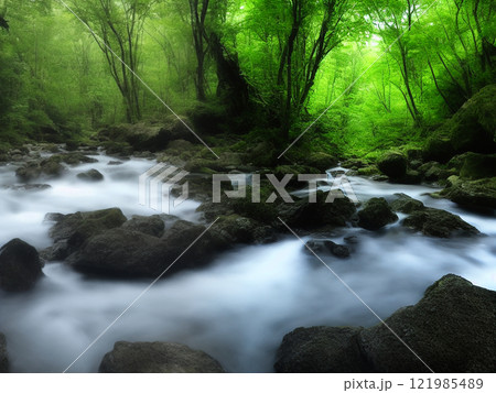 深い森の中 深い森の中 121985489