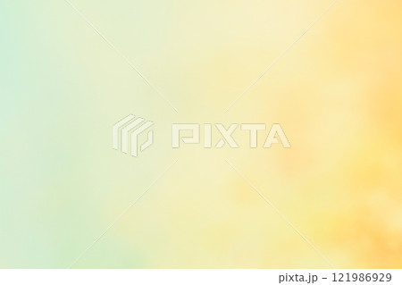 くすみオレンジ色系ふんわりな背景　玉ボケ・丸ボケ 121986929