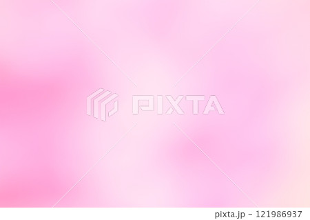 ピンク色系ふんわりな背景 121986937