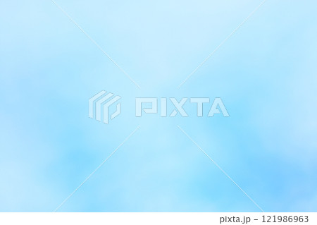 くすみ青色系ふんわりとした背景 121986963