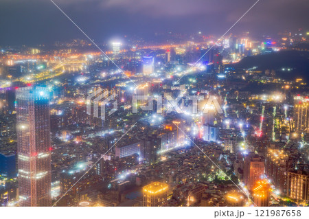 台湾　台北101からの夜景 121987658