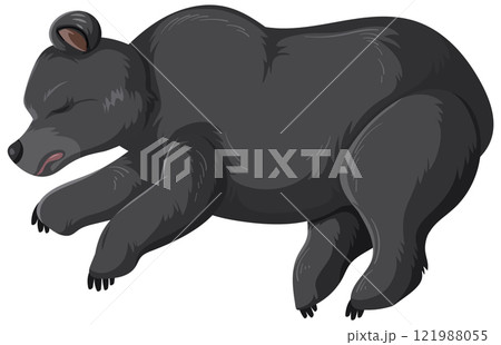 Sleeping Bear in Natural Habitat 121988055