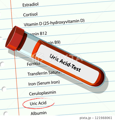 Medical Blood Test Illustration 121988061