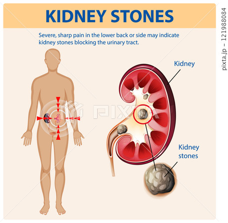 Understanding Kidney Stones and Pain Understanding Kidney Stones and Pain 121988084